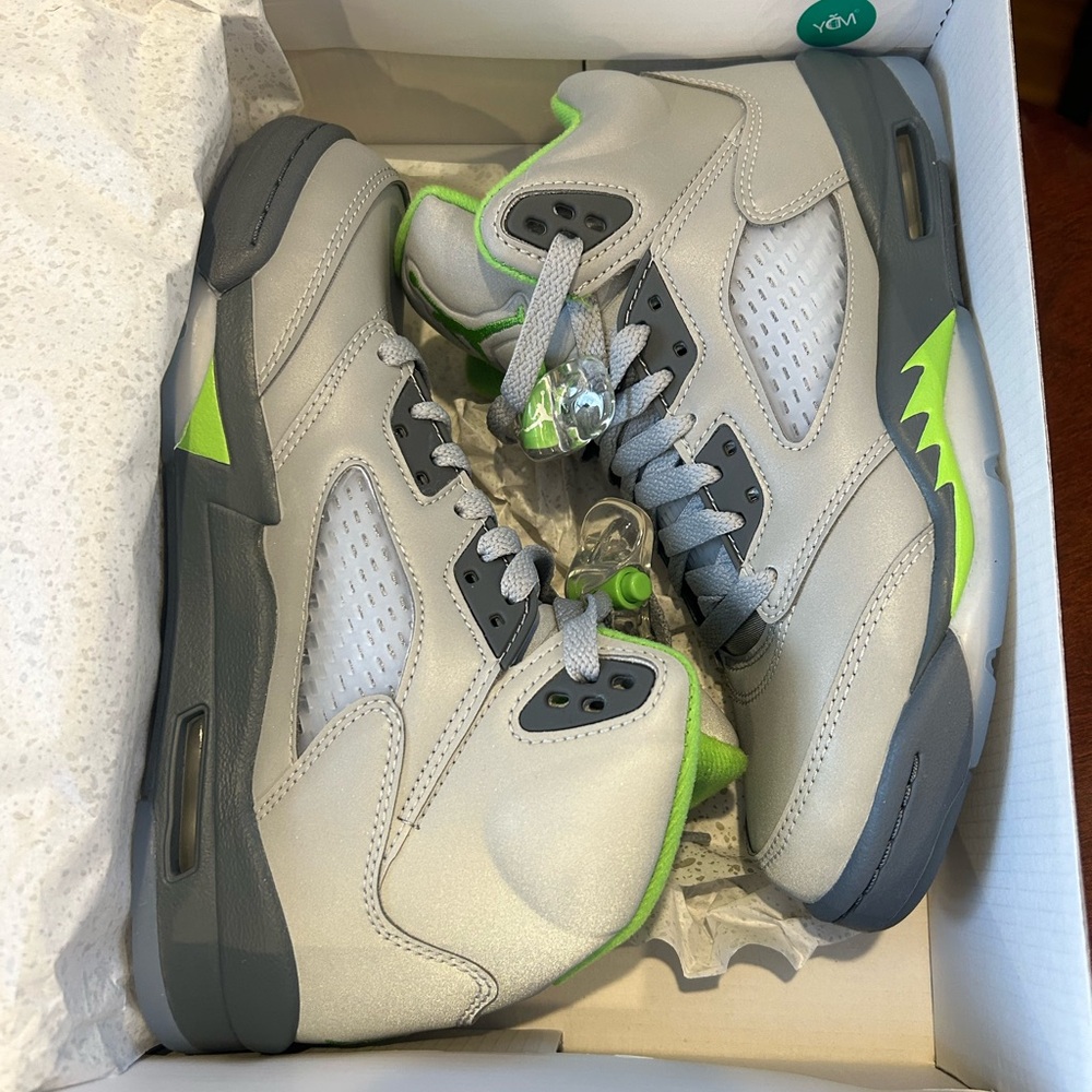 Air Jordan 5 Retro GS Green Bean